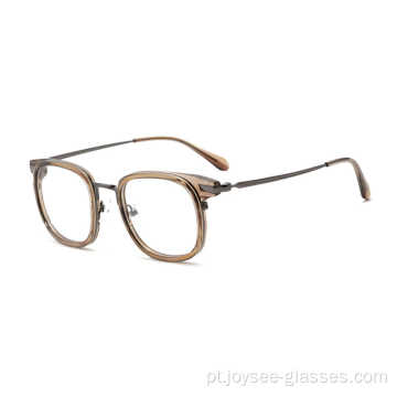 Moda Vários White Nice Design Design Optical Clear Frame Acetato Frame